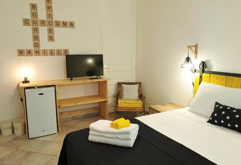 اتاق استاندارد با چشمانداز استخر, Maison D Hôtes Villa Des Mascareignes