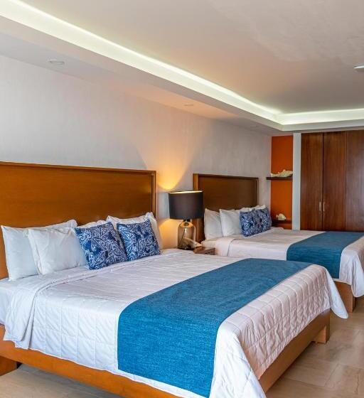 带海景的复工套房, The Paramar Beachfront Boutique Hotel With Breakfast Included Downtown Malecon