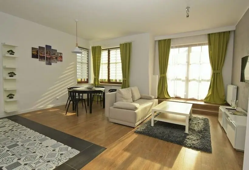 テラス付き１ベッドルームアパートメント, Poduszka Apartamenty Zdrojowe