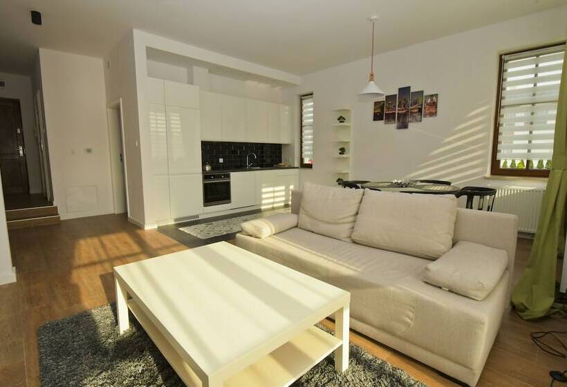 דירת חדר עם טרסה, Poduszka Apartamenty Zdrojowe