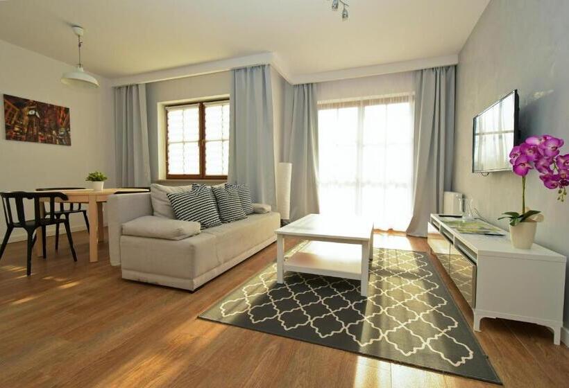 آپارتمان 1 خوابه با تراس, Poduszka Apartamenty Zdrojowe