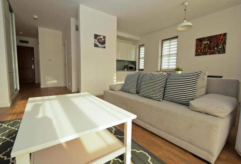 آپارتمان 1 خوابه با تراس, Poduszka Apartamenty Zdrojowe