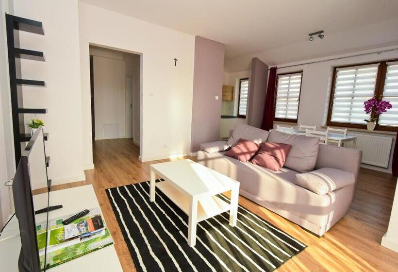 آپارتمان 1 خوابه با بالکن, Poduszka Apartamenty Zdrojowe