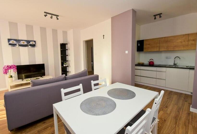 آپارتمان 1 خوابه با بالکن, Poduszka Apartamenty Zdrojowe