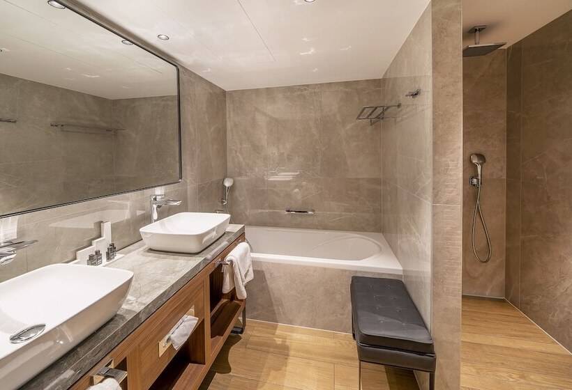 اتاق خانوادگی با چشمانداز استخر, Luxury Hotel Riva