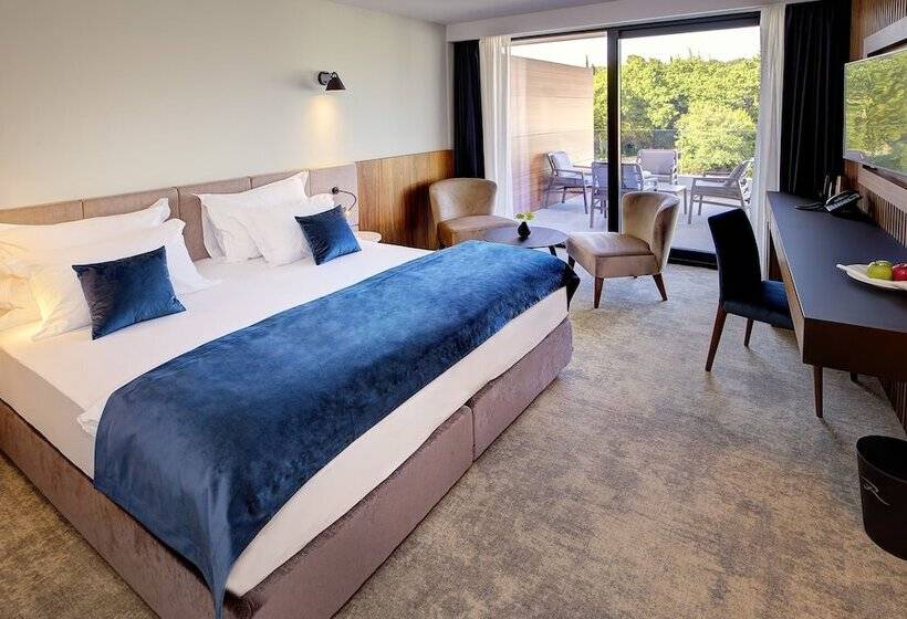 اتاق خانوادگی با چشمانداز استخر, Luxury Hotel Riva