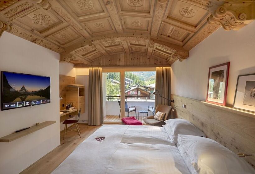 高级大房间, Swiss Alpine Hotel Allalin