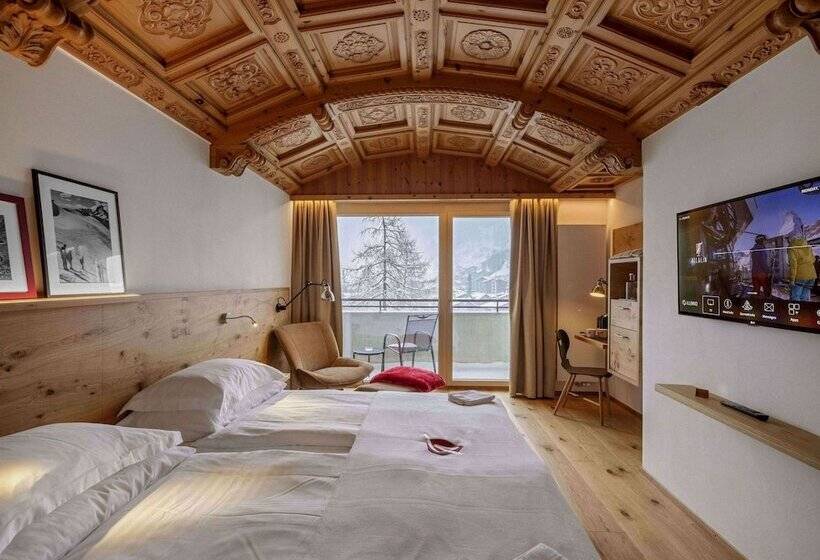 高级大房间, Swiss Alpine Hotel Allalin