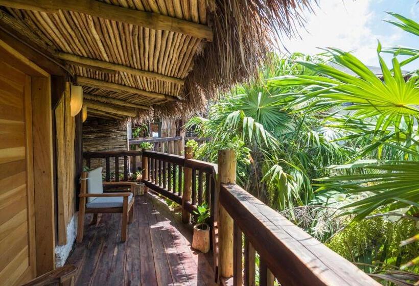 キングサイズベッドのスイートルーム, Kanan Tulum Treehouse, Rooftop, Beach Club & Spa   Adults Only