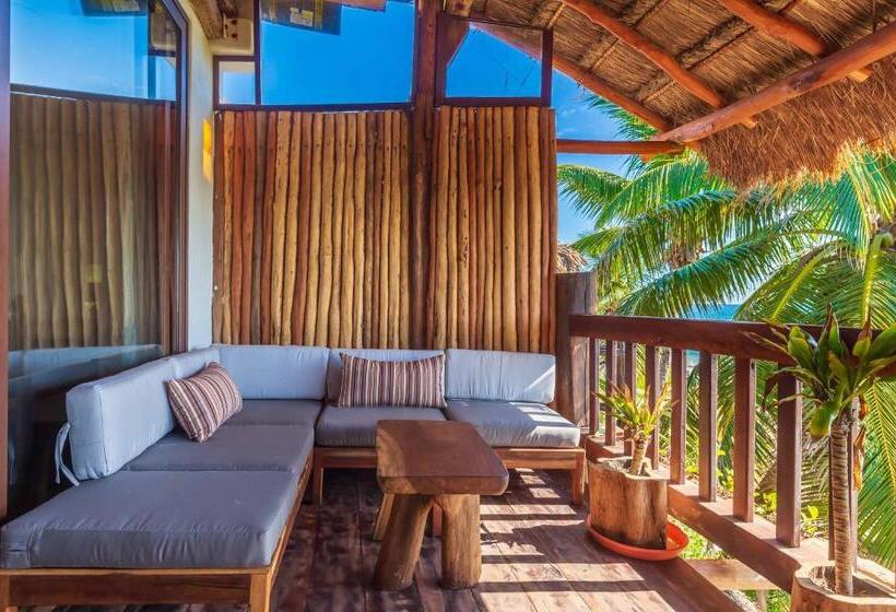 キングサイズベッドのスタンダードルーム, Kanan Tulum Treehouse, Rooftop, Beach Club & Spa   Adults Only