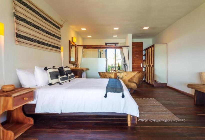 اتاق استاندارد با تخت بزرگ, Kanan Tulum Treehouse, Rooftop, Beach Club & Spa   Adults Only