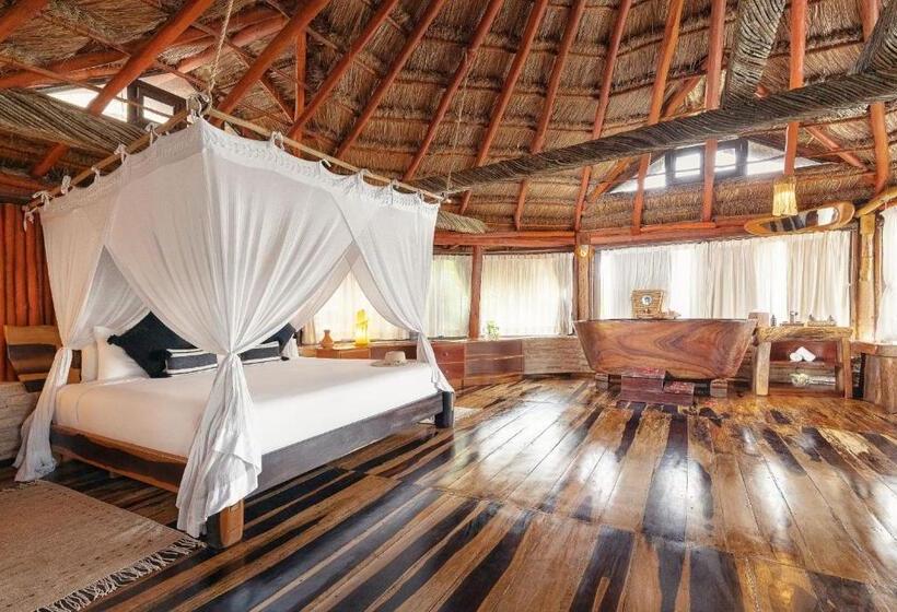 キングサイズベッドのスイートルーム, Kanan Tulum Treehouse, Rooftop, Beach Club & Spa   Adults Only