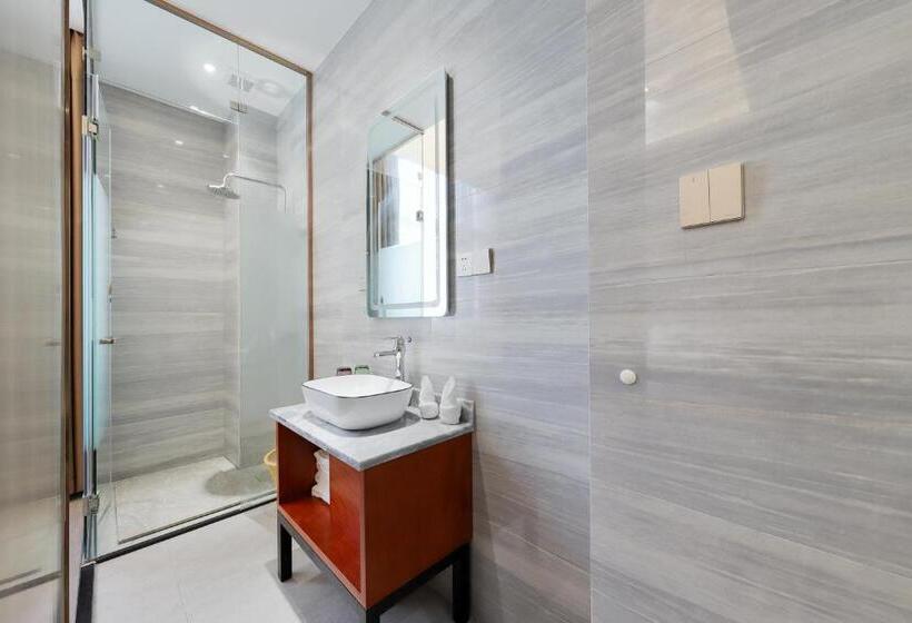 디럭스 룸, Mengguo Hotel Pudong Airport