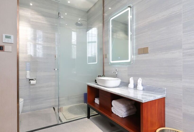 디럭스 룸, Mengguo Hotel Pudong Airport