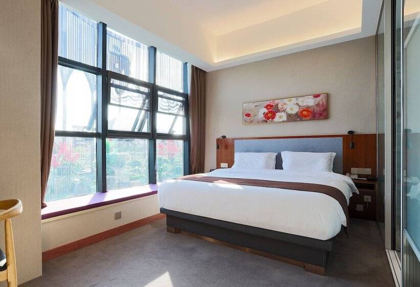 디럭스 룸, Mengguo Hotel Pudong Airport