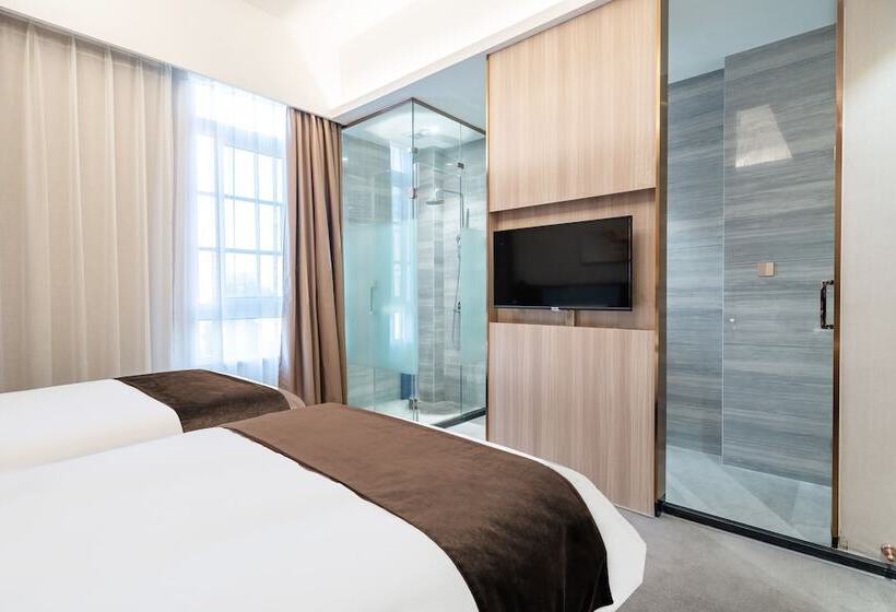 디럭스 룸, Mengguo Hotel Pudong Airport