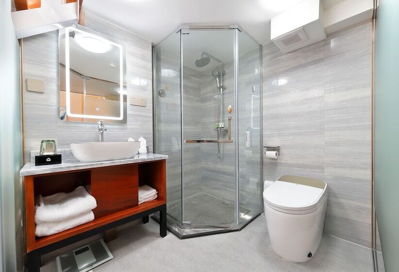 디럭스 룸, Mengguo Hotel Pudong Airport