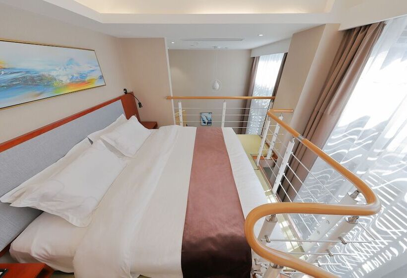 디럭스 룸, Mengguo Hotel Pudong Airport