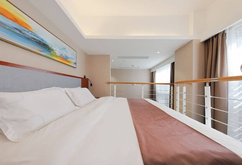 디럭스 룸, Mengguo Hotel Pudong Airport