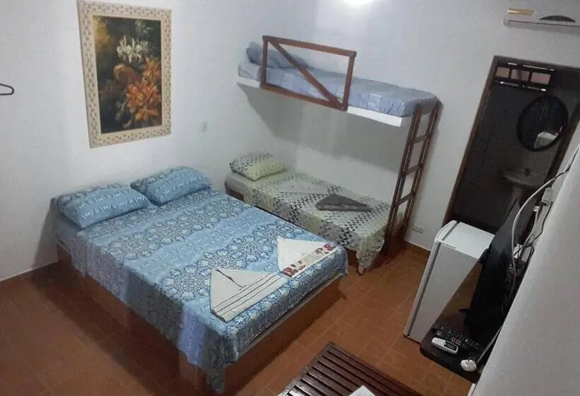 اتاق استاندارد چهار تخته, Pousada Na Praia Ubatuba