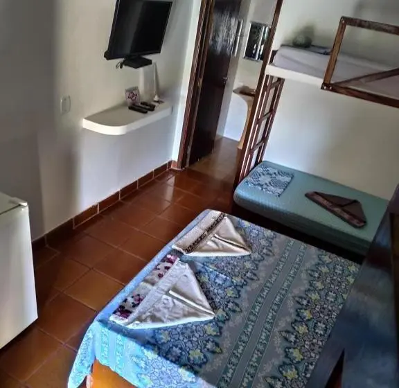 اتاق استاندارد چهار تخته, Pousada Na Praia Ubatuba