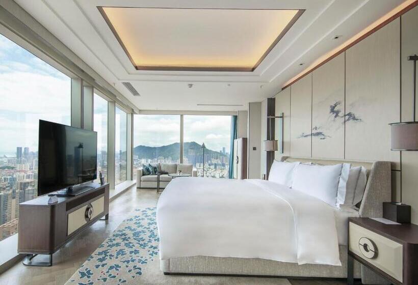 带城市景观的优质房间, Raffles Shenzhen
