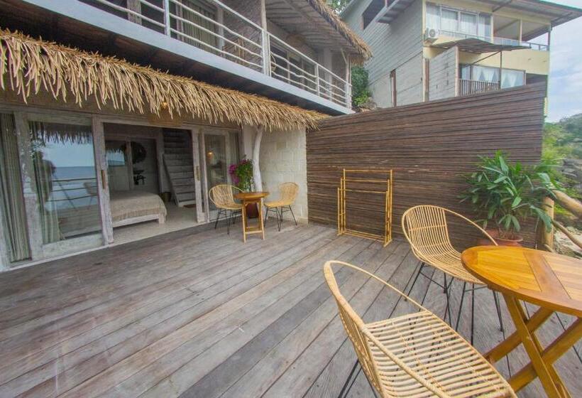 Quarto Deluxe Vista Mar com Sacada, Le Cliff Bali