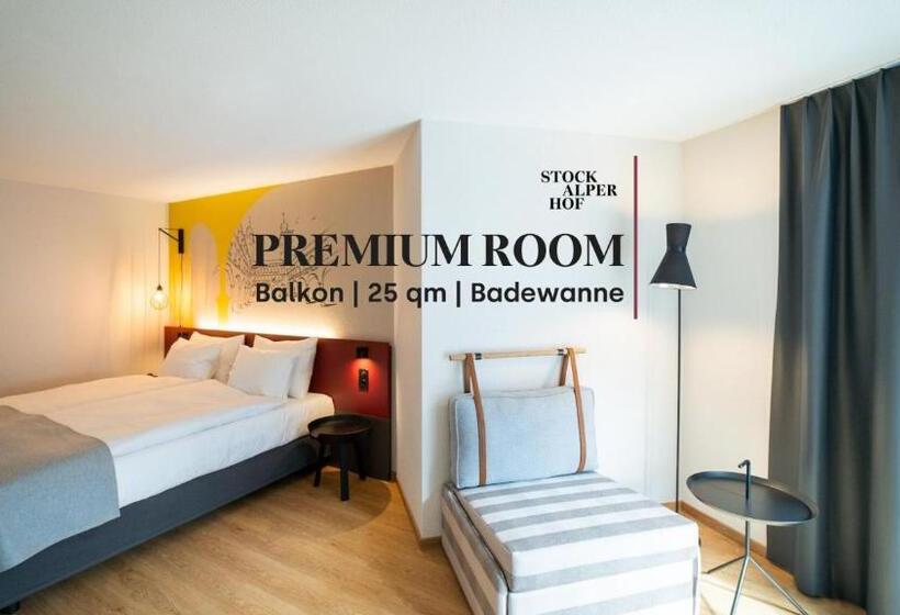 غرفة بريميوم مزودة بشُرفة, Stockalperhof