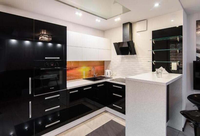 침실 1개 디럭스 아파트, Notabene Wola Apartment