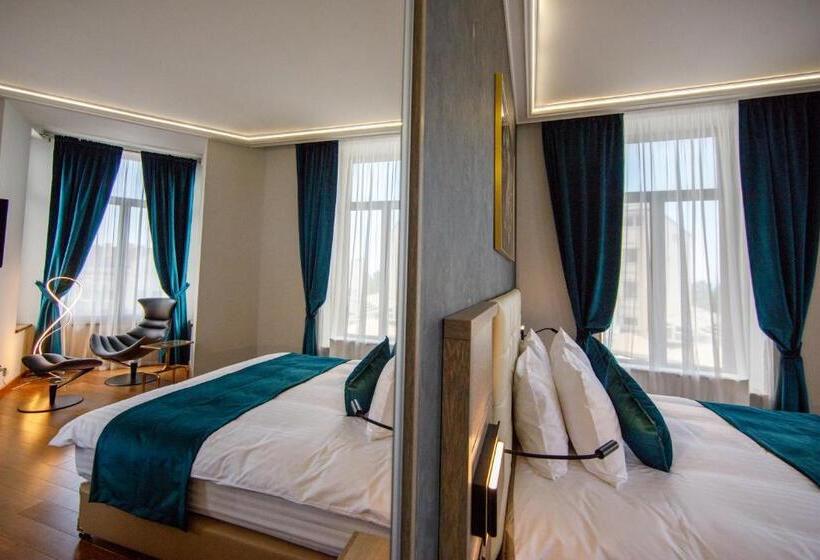 غرفة ديلوكس سرير كينج, Casa Hrisicos