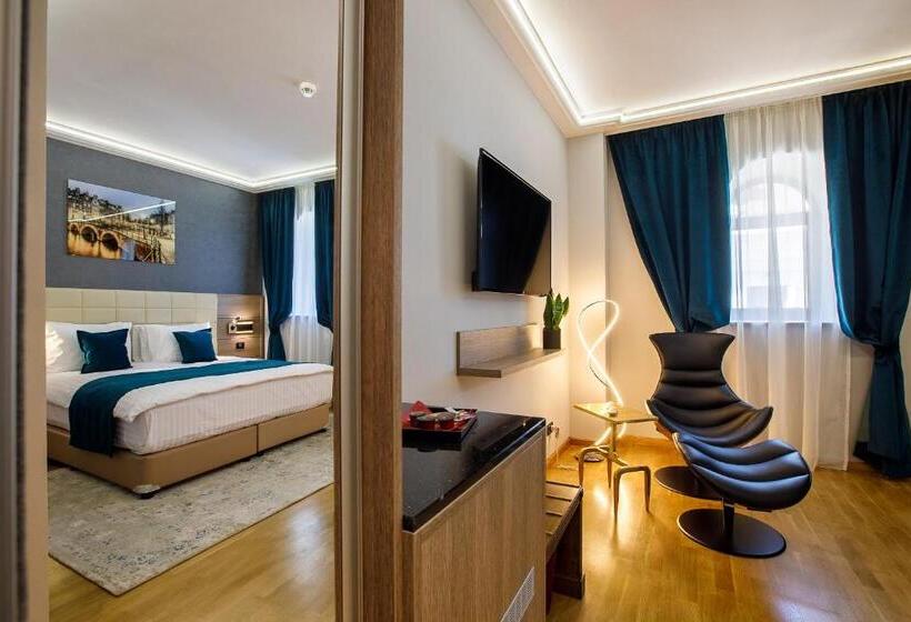 غرفة ديلوكس سرير كينج, Casa Hrisicos