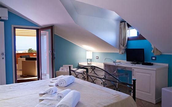 اتاق استاندارد با تراس, B&b 7cento Ulivi