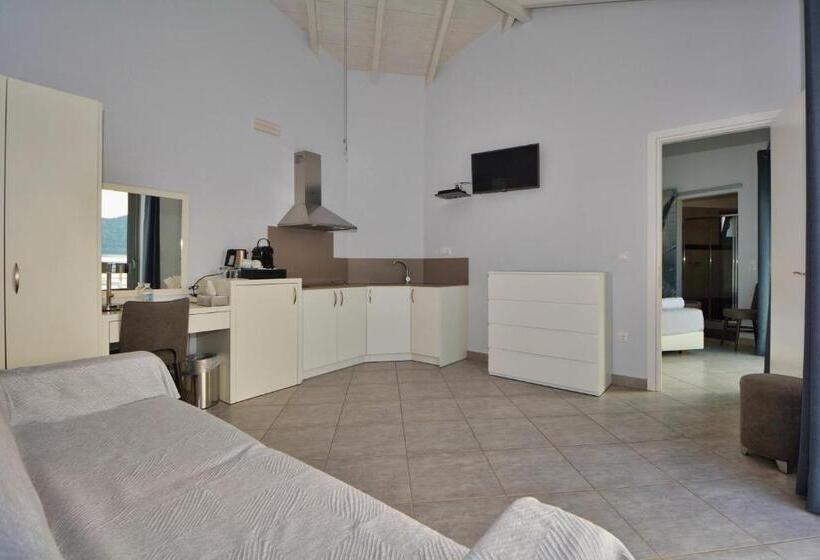 1침실 디럭스 아파트 바다 전망, Dardiza Boutique