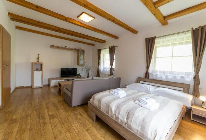 带1个卧室的带阳台的公寓, Penzion Na špičáku