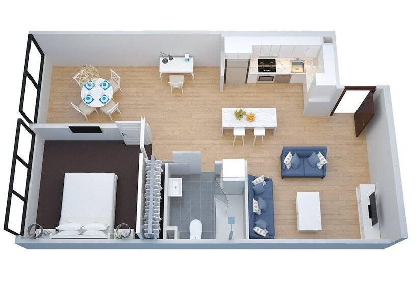 침실 1개 아파트, The Hamptons Apartments   Port Melbourne