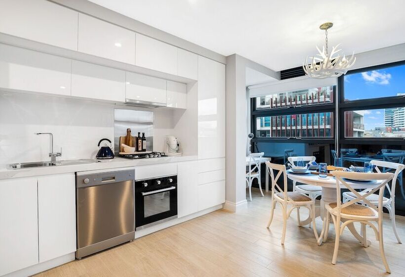 침실 1개 디럭스 아파트, The Hamptons Apartments   Port Melbourne