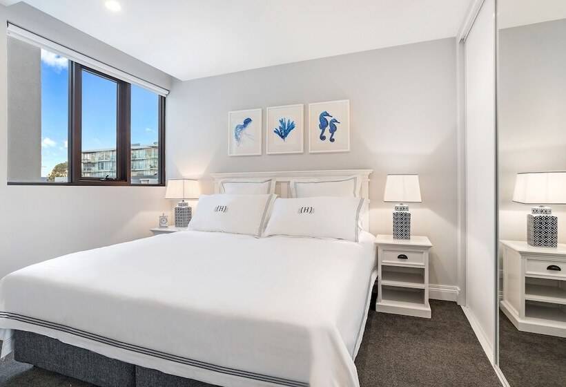 דירת דלוקס 2 חדרי שינה, The Hamptons Apartments   Port Melbourne