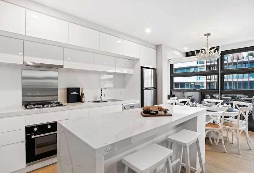 דירת דלוקס 2 חדרי שינה, The Hamptons Apartments   Port Melbourne