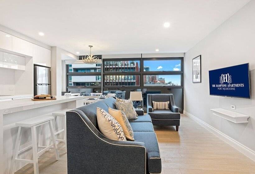 דירת דלוקס 2 חדרי שינה, The Hamptons Apartments   Port Melbourne