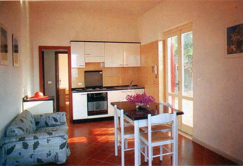 海の見える2ベッドルームアパートメント, Residence Domus Cilento