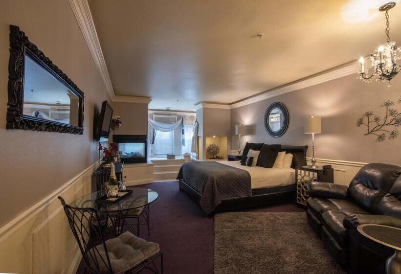 オーシャンビューデラックスルームバルコニー付き, The Anniversary Inn   Boise