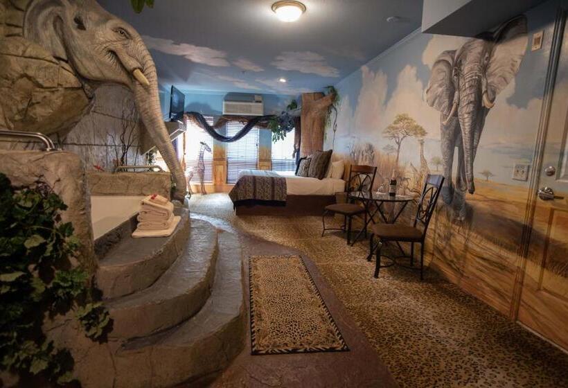 景色の見えるデラックスルーム, The Anniversary Inn   Boise