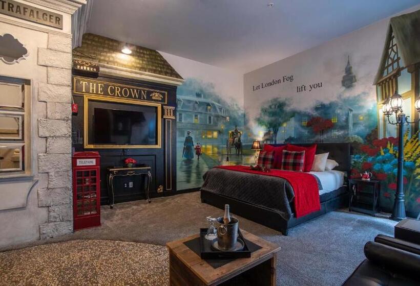 חדר סטנדרט עם מיטת קינג, The Anniversary Inn   Boise