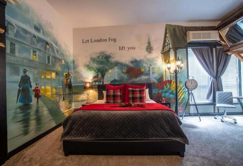 חדר סטנדרט עם מיטת קינג, The Anniversary Inn   Boise