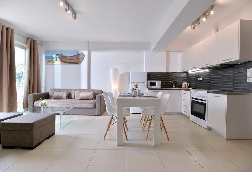 شقة ديلوكس غرفة واحدة, Alekos Apartments 1 νetflix