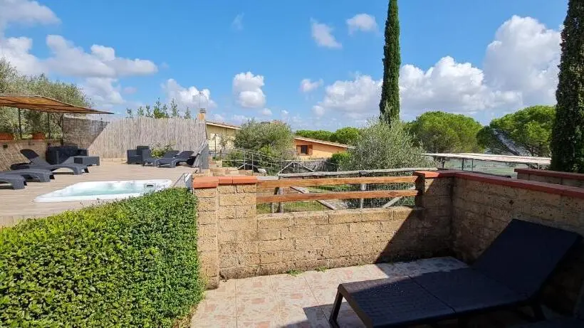Deluxe-huone Parveke, Locanda Mossa Dei Barbari