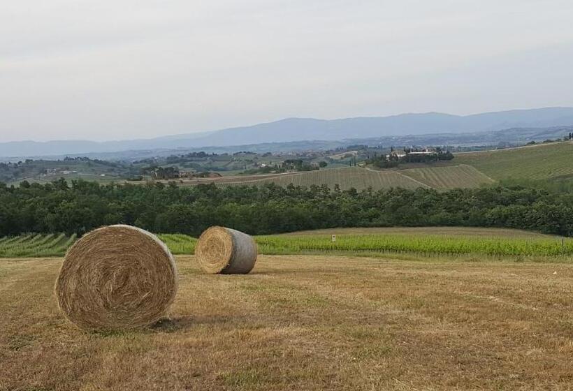 庭の見える１ベッドルームアパートメント, Agriturismo Podere Casa Al Vento