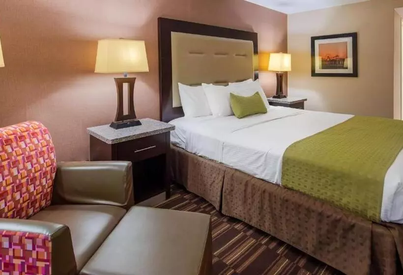 キングサイズベッドのスタンダードルーム, Best Western Atlantic City Beach Block