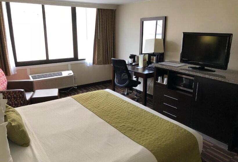 适合残疾人士使用的带超级大床的标准间, Best Western Atlantic City Beach Block