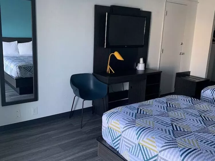 Standard-huone 2 Parivuodetta, Motel 6 Lincoln, Ne Airport